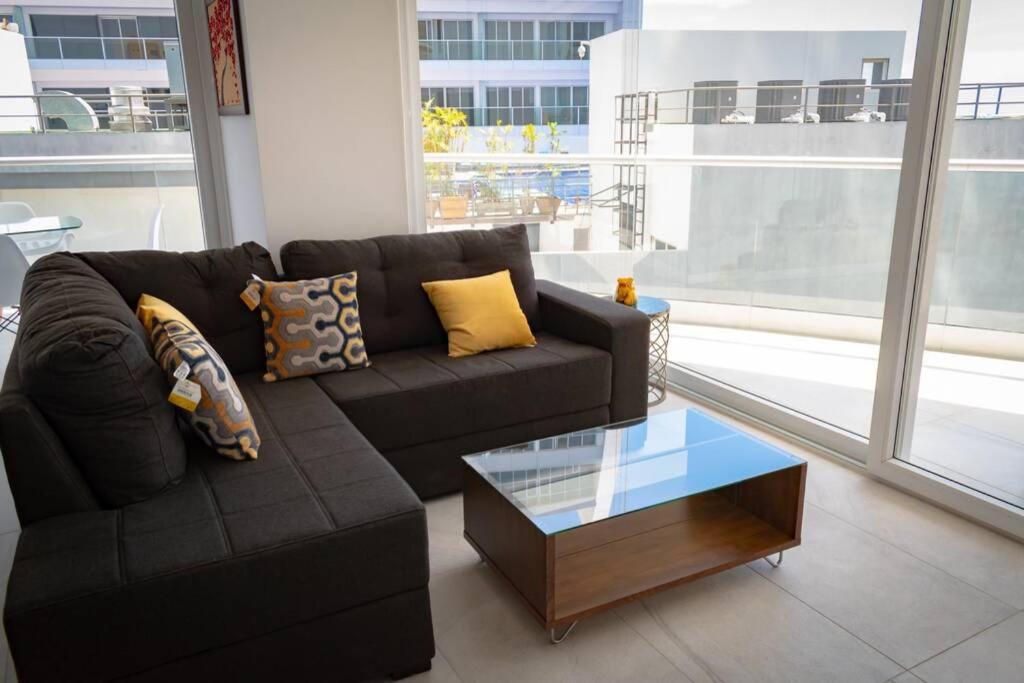 M3 Lujoso Y Comodo Departamento Con Playa 2 Piscinas Cancha De Tenis Jacuzzi Seguridad 24 Horas Manta Exterior foto